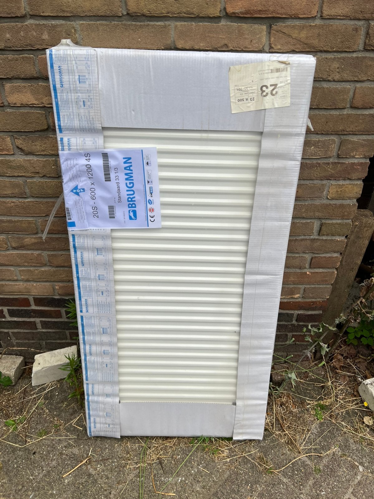 Te Koop : Radiator Brugman 600 x 1200 Nieuw Verwarming, Ophalen, 30 tot 80 cm, Radiator, Nieuw