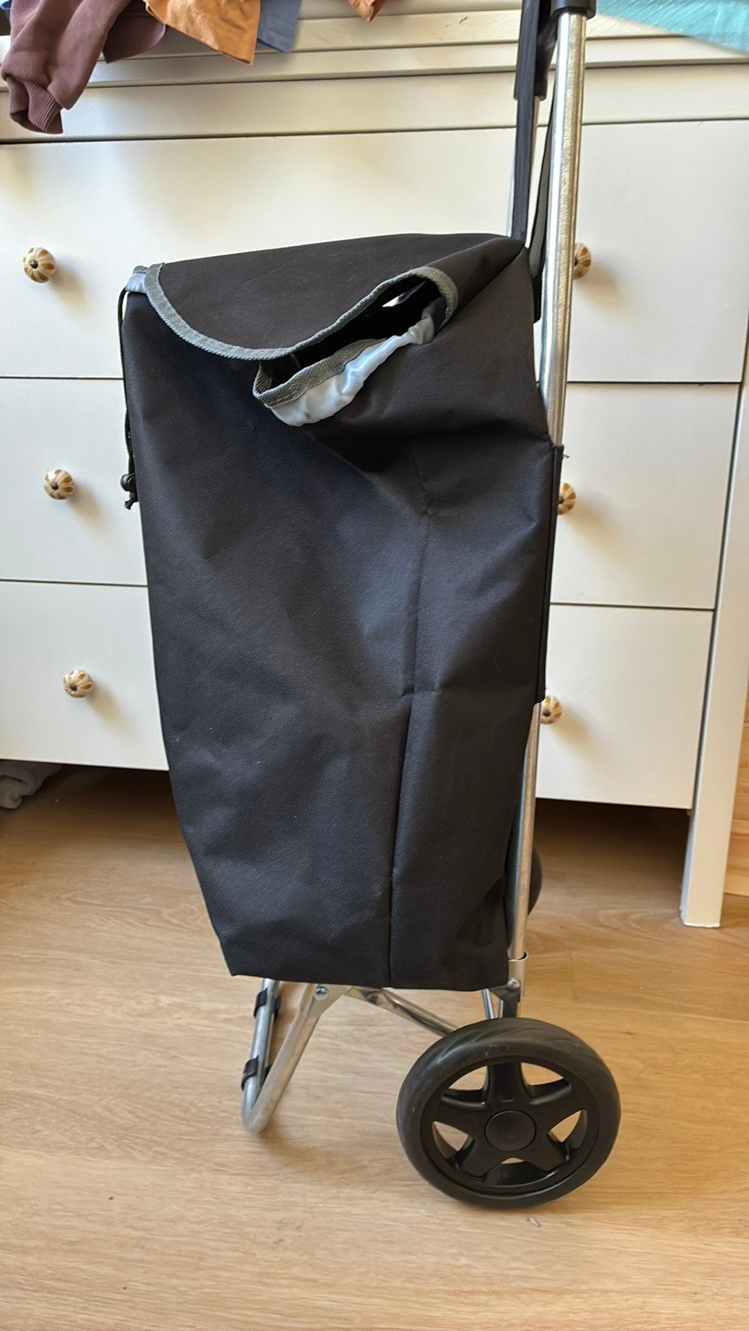 Boodschappenkar zwart nooit gebruikt, Ophalen, 30 cm of meer, Zwart, Minder dan 35 cm