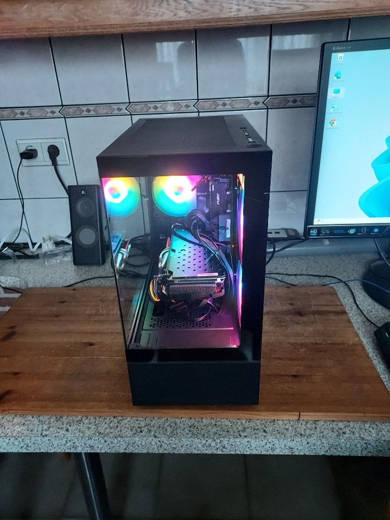 Te Koop Desktop Gaming Computer-met Intel i7-6700.3.40GHZ., Ophalen, Zo goed als nieuw, Gaming, HDD