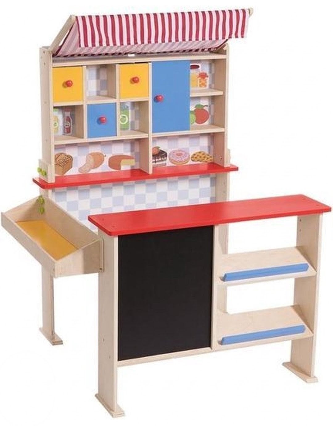 Houten speelgoedwinkel / marktkraam voor kinderen, Ophalen, Gebruikt, Jongen of Meisje