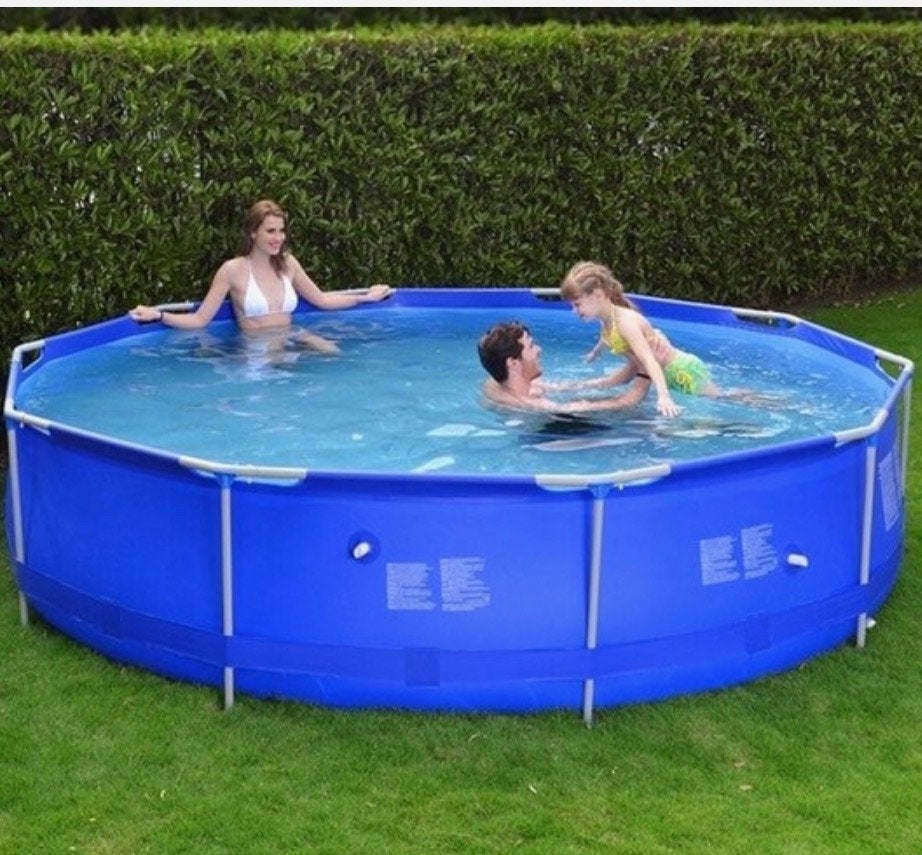 Avenli Opzetzwembad 3.60m x 76cm met filterpomp, Tuin en Terras, Zwembaden, Gebruikt, 80 tot 120 cm, Rond, 300 cm of meer