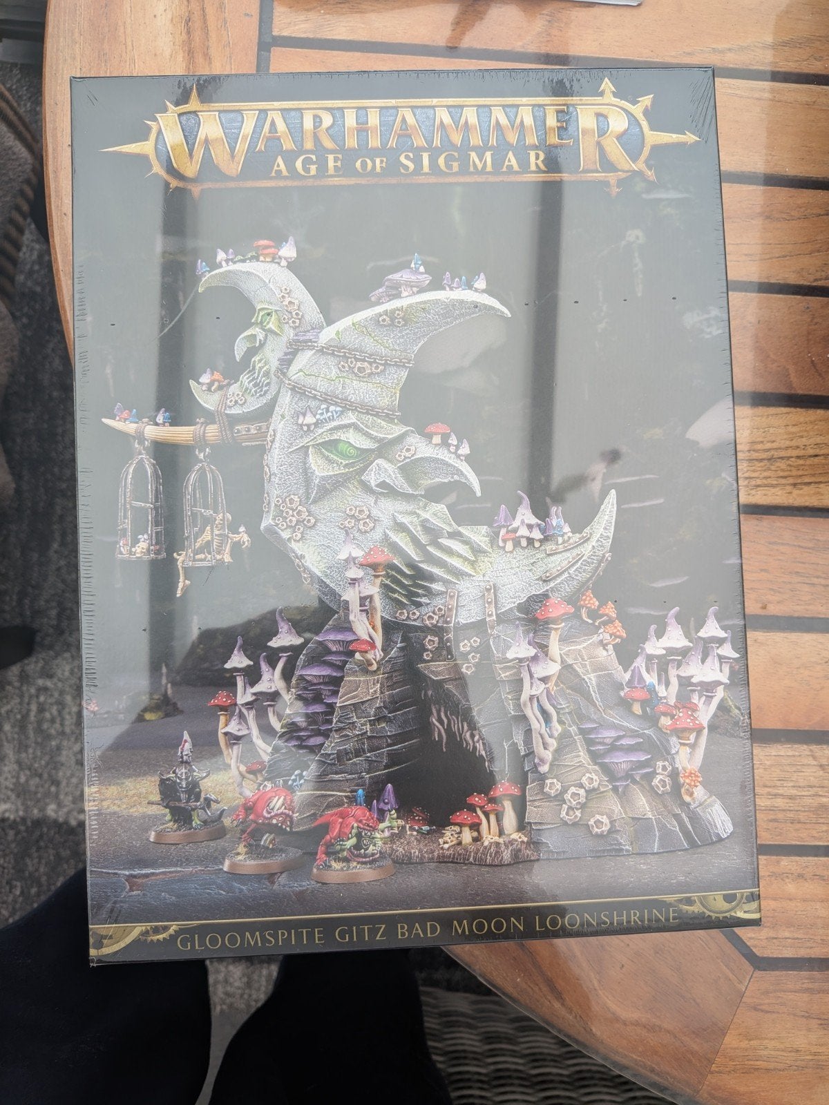 Warhammer Age of Sigmar Gloomspite Gitz Bad Moon Loonshrine, Hobby en Vrije tijd, Wargaming, Nieuw, Warhammer, Ophalen of Verzenden