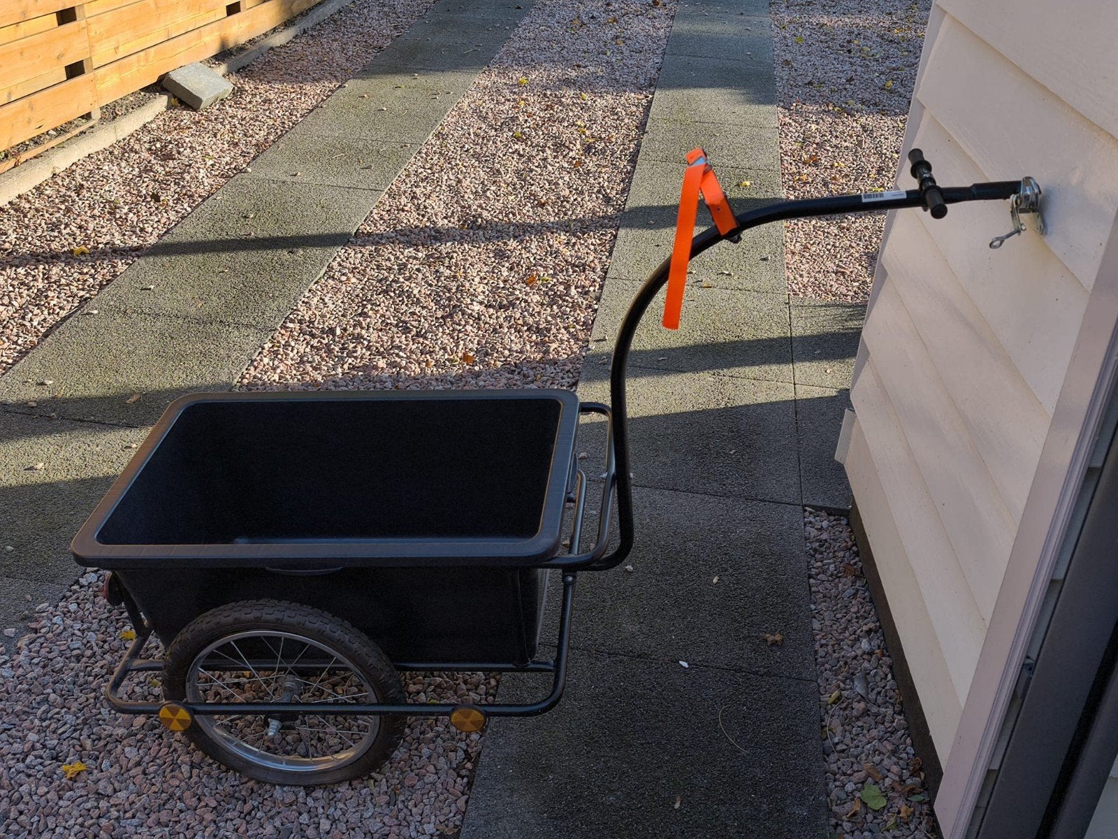 Fietskar voor achter de fiets - ongebruikt, Ophalen, ITEK, Bagagekar, Zo goed als nieuw