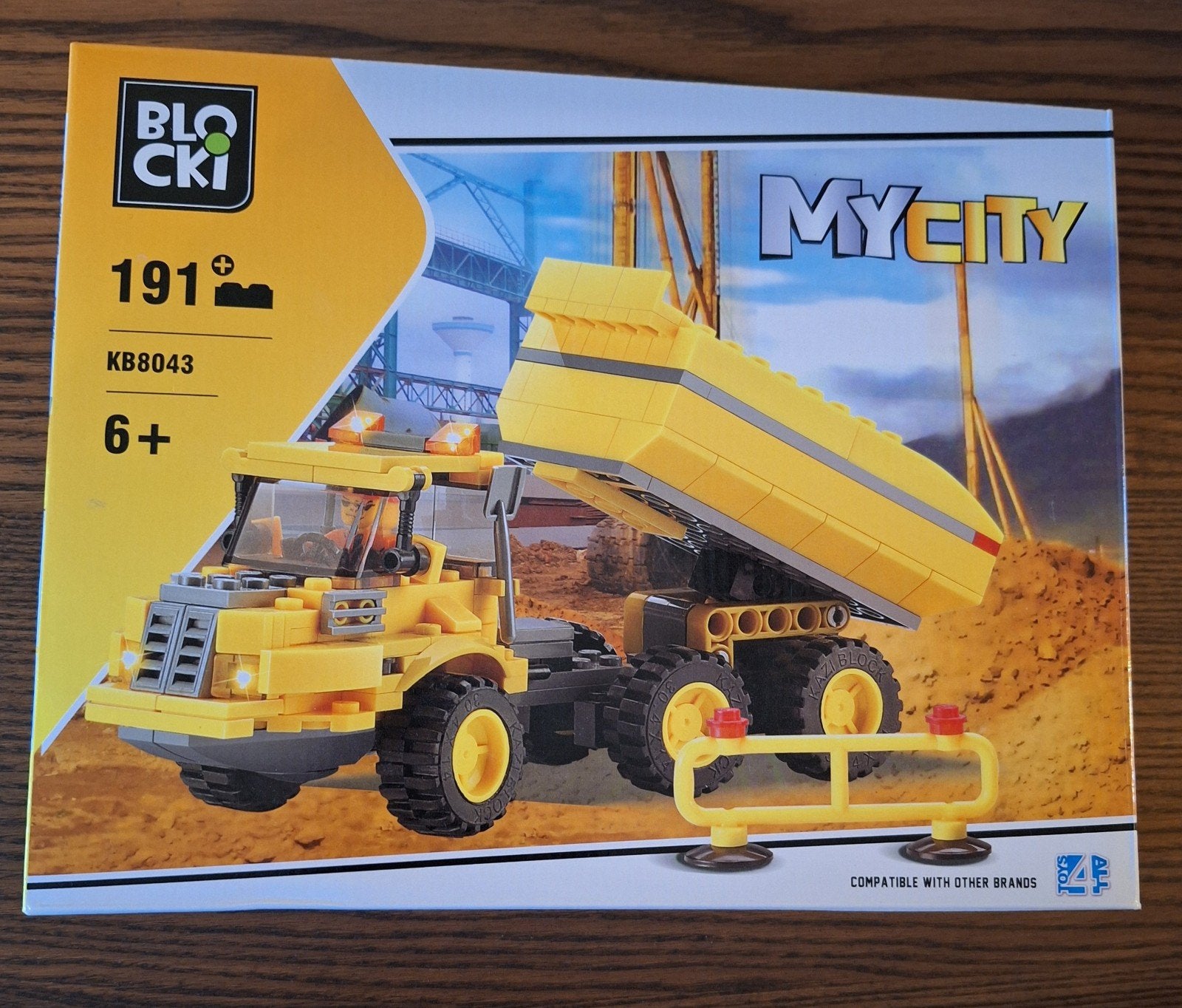 Blocki MyCity Kiepwagen Bouwset (191 onderdelen), Ophalen of Verzenden, Nieuw, Overige merken