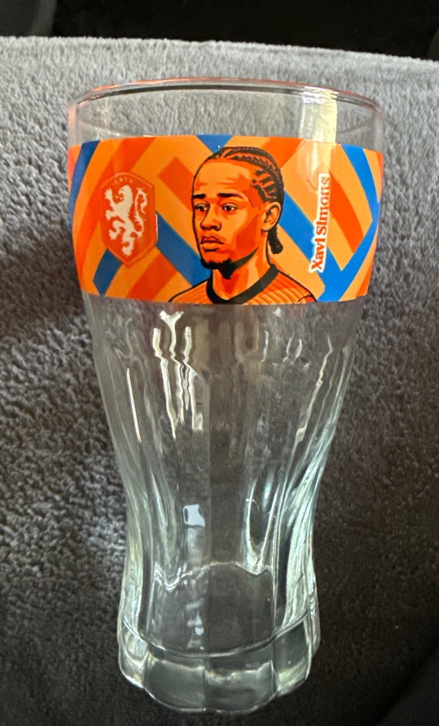 Xavi Simons Oranje Glas - Voetbal Fan Item, Verzamelen, Ophalen of Verzenden, Zo goed als nieuw, Overige binnenlandse clubs, Overige typen