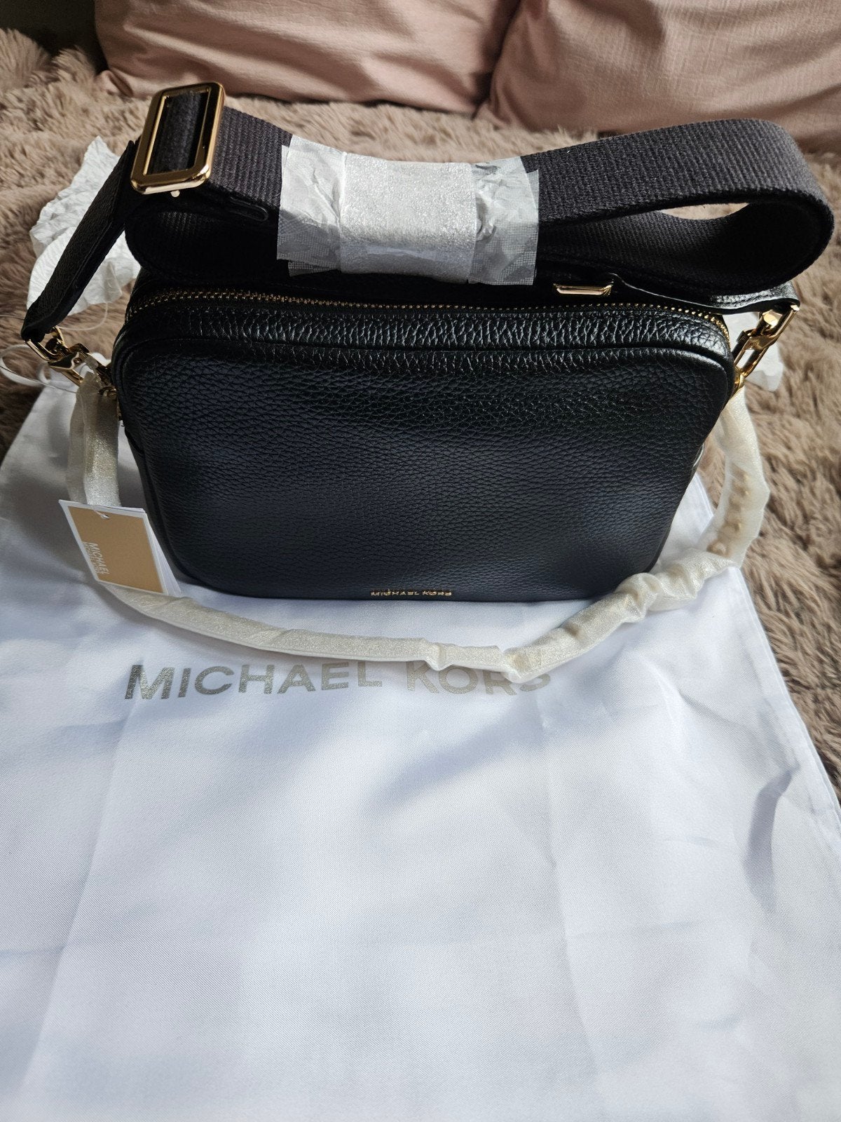 Michael Kors tas Bryant, Ophalen, Nieuw, Zwart, Schoudertasje