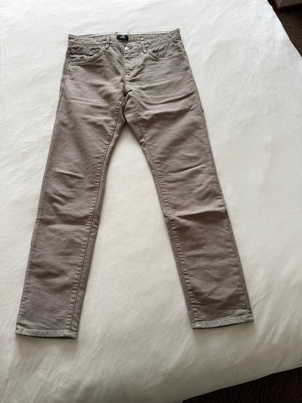 Mooie jeans van Vanguard, taupe, 34x 34, Ophalen of Verzenden, Zo goed als nieuw, Overige maten