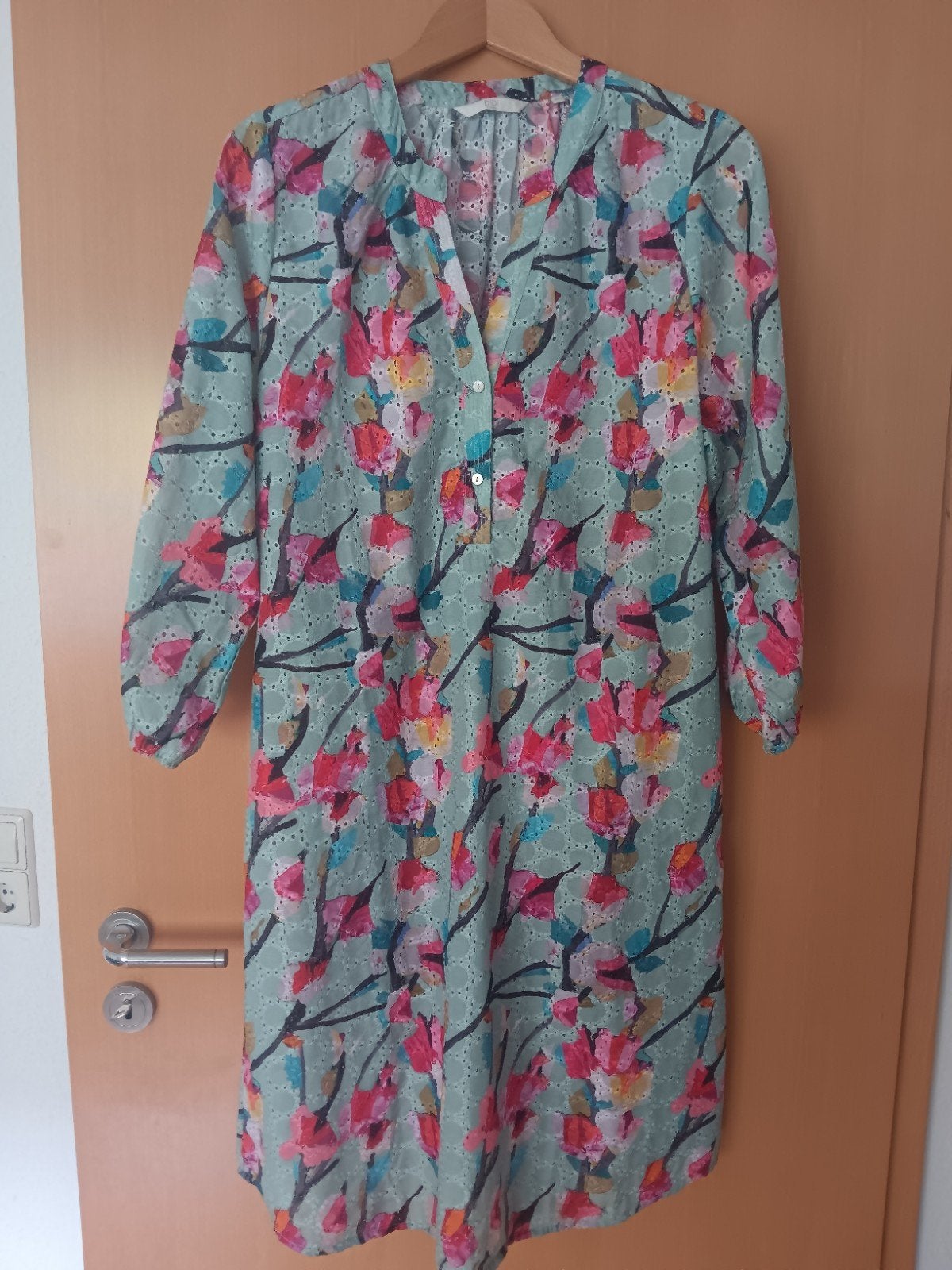 DIDI jurk met bloemenprint en opengewerkt patroon, Ophalen of Verzenden, Nieuw, Knielengte