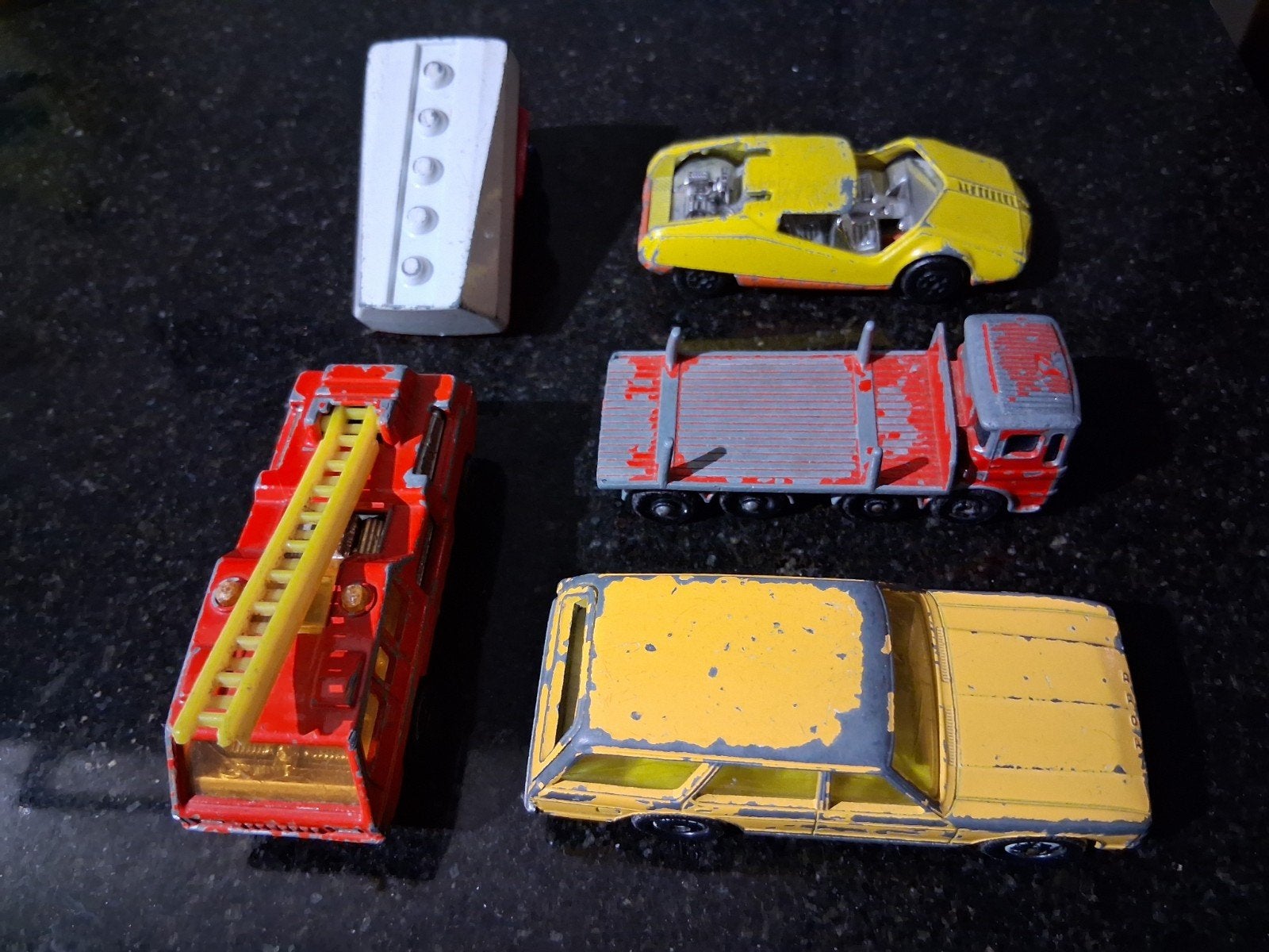 Vintage Matchbox en Siku Speelgoedauto's - Set van 5, Ophalen of Verzenden, Gebruikt