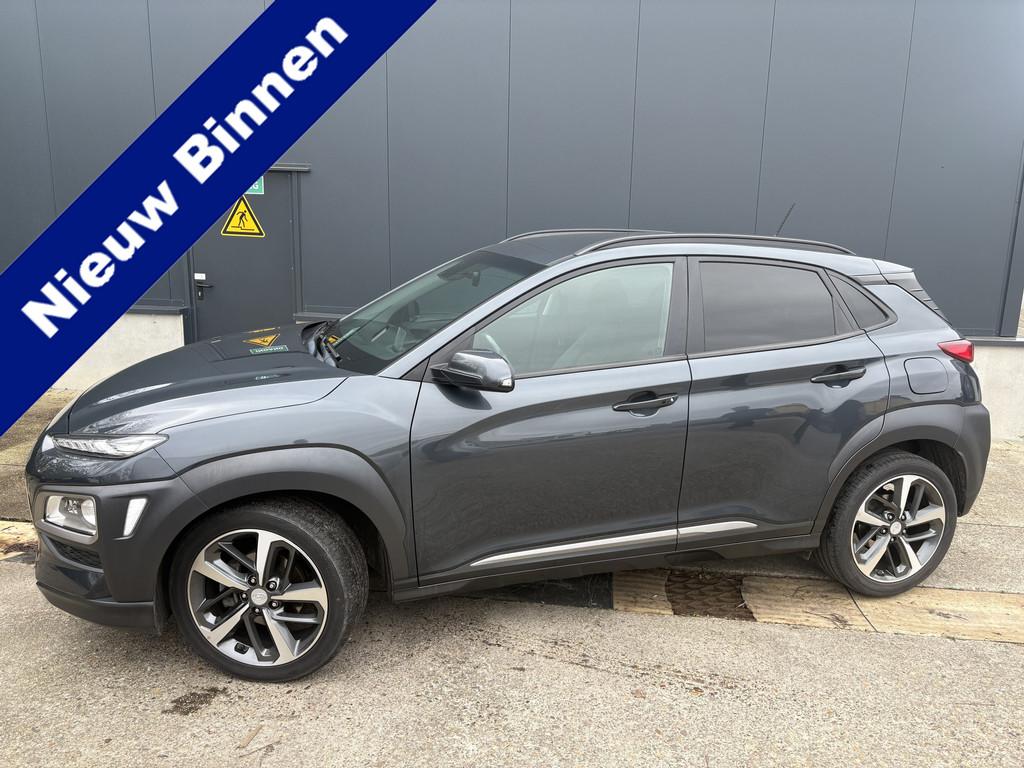 Hyundai KONA 1.0T Premium (bj 2018), Gebruikt, Leder, Handgeschakeld, 19 km/l