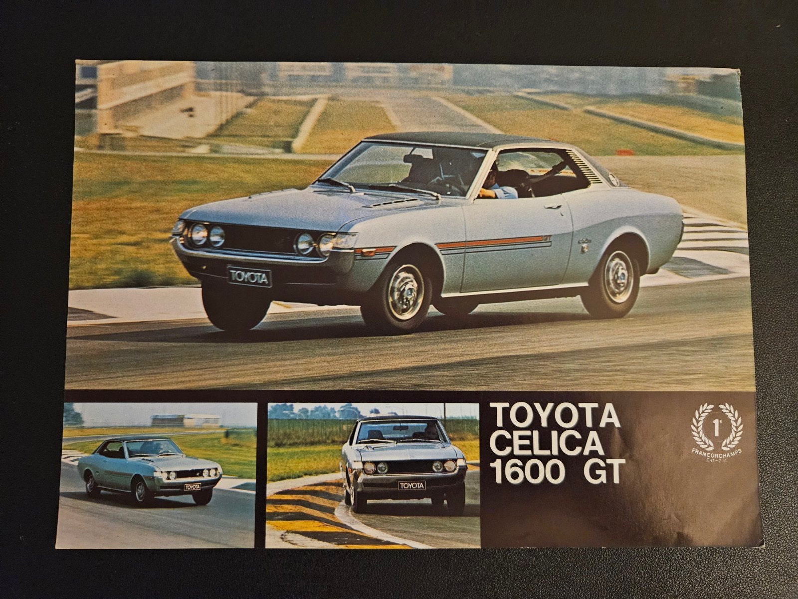Leaflet Toyota Celica 1600 GT, Ophalen of Verzenden, Zo goed als nieuw, Toyota