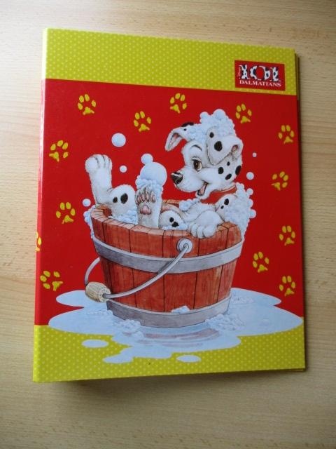 Disney 101 Dalmatiers multomap  2-rings  puppy in wastobbe, Ophalen of Verzenden, Overige figuren, Zo goed als nieuw, Beeldje of Figuurtje