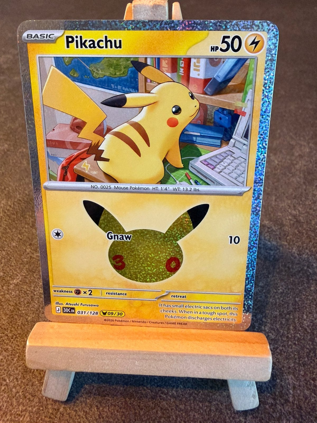 Pikachu 31 (09/30) Pokémon Celebration 30th, Ophalen of Verzenden, Zo goed als nieuw