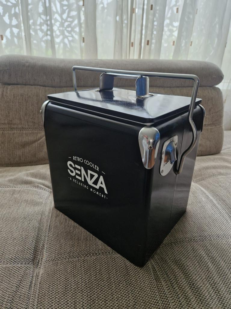 Retro Koelbox - Senza - Perfect voor Picknicks en Uitjes, Caravans en Kamperen, Koelboxen, Ophalen of Verzenden, Zo goed als nieuw