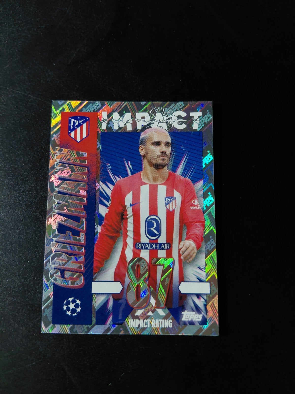 griezmann (atletico madrid) topps impact, Verzenden, Nieuw, Buitenlandse clubs, Spelerskaart