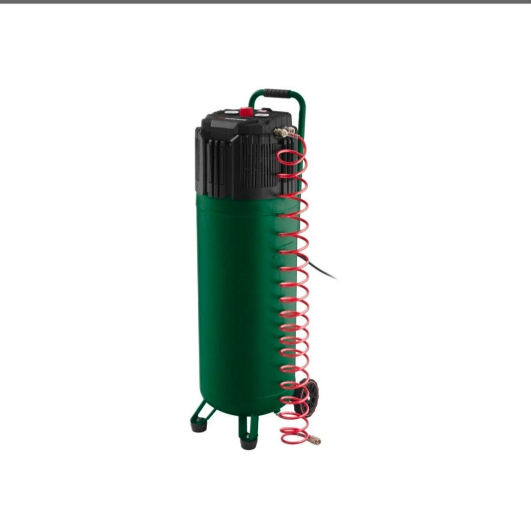 Parkside Verticale Compressor 50L 1500W - Zo goed als nieuw, Doe-het-zelf en Verbouw, Compressors, Ophalen