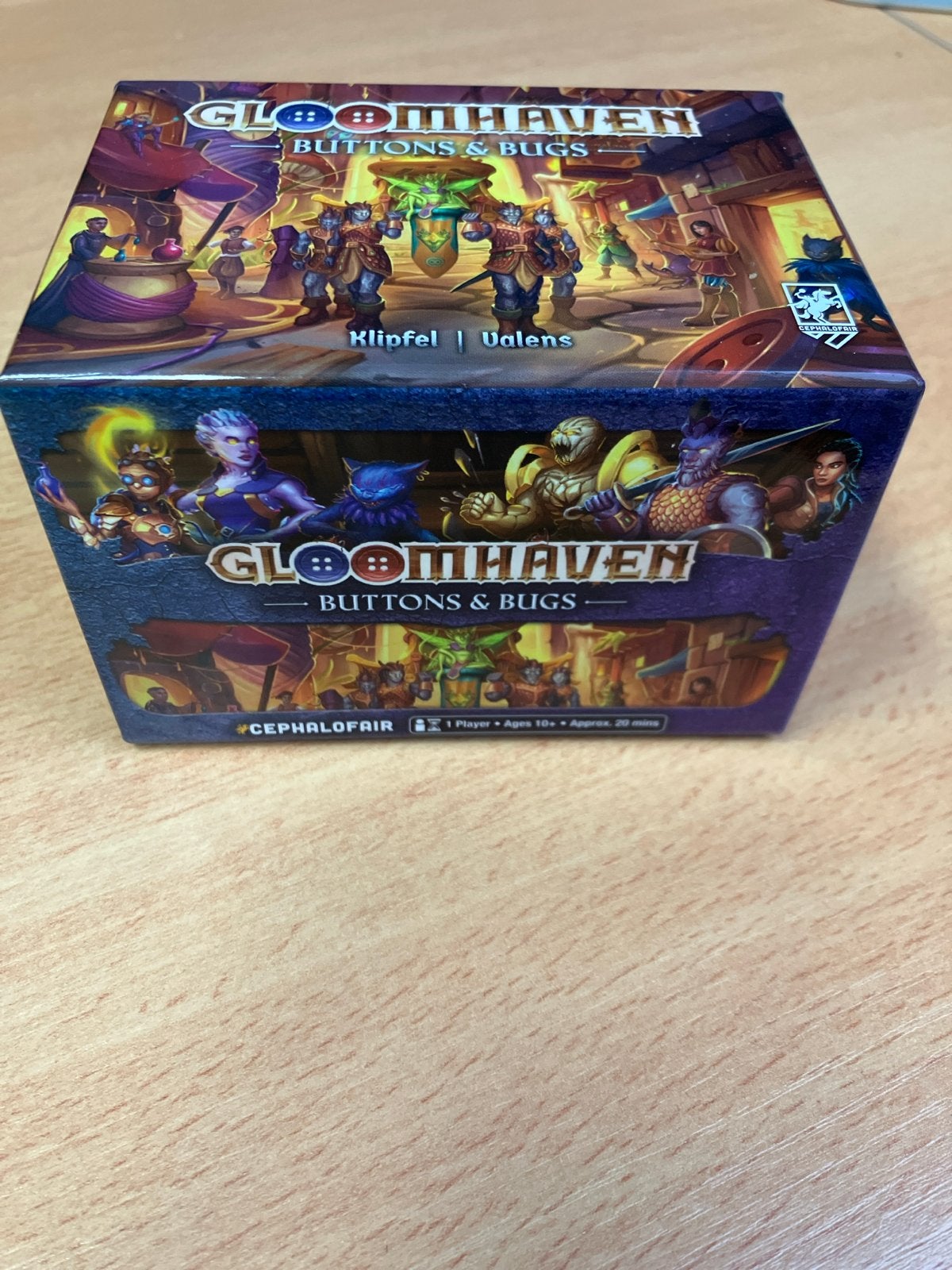 Gloomhaven: Buttons & Bugs - Zo goed als nieuw, Een of twee spelers, Ophalen of Verzenden, Zo goed als nieuw