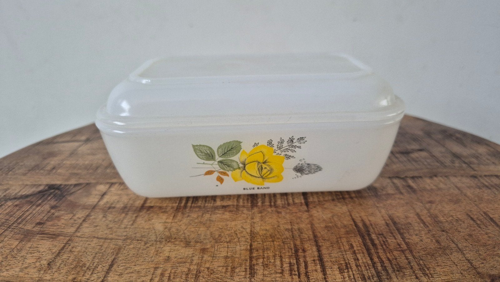 Vintage Arcopal Blue Band botervloot, Ophalen of Verzenden