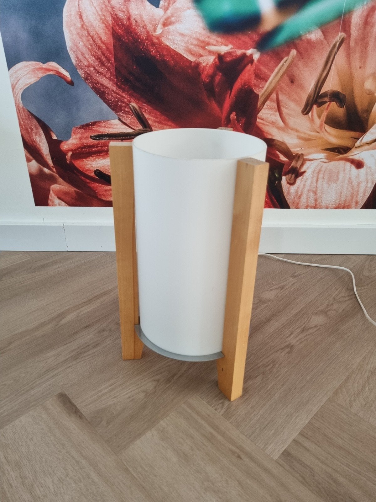 IKEA B9814 Porfylit tafellamp jaren '90 hoogte 37,5 cm, Ophalen of Verzenden