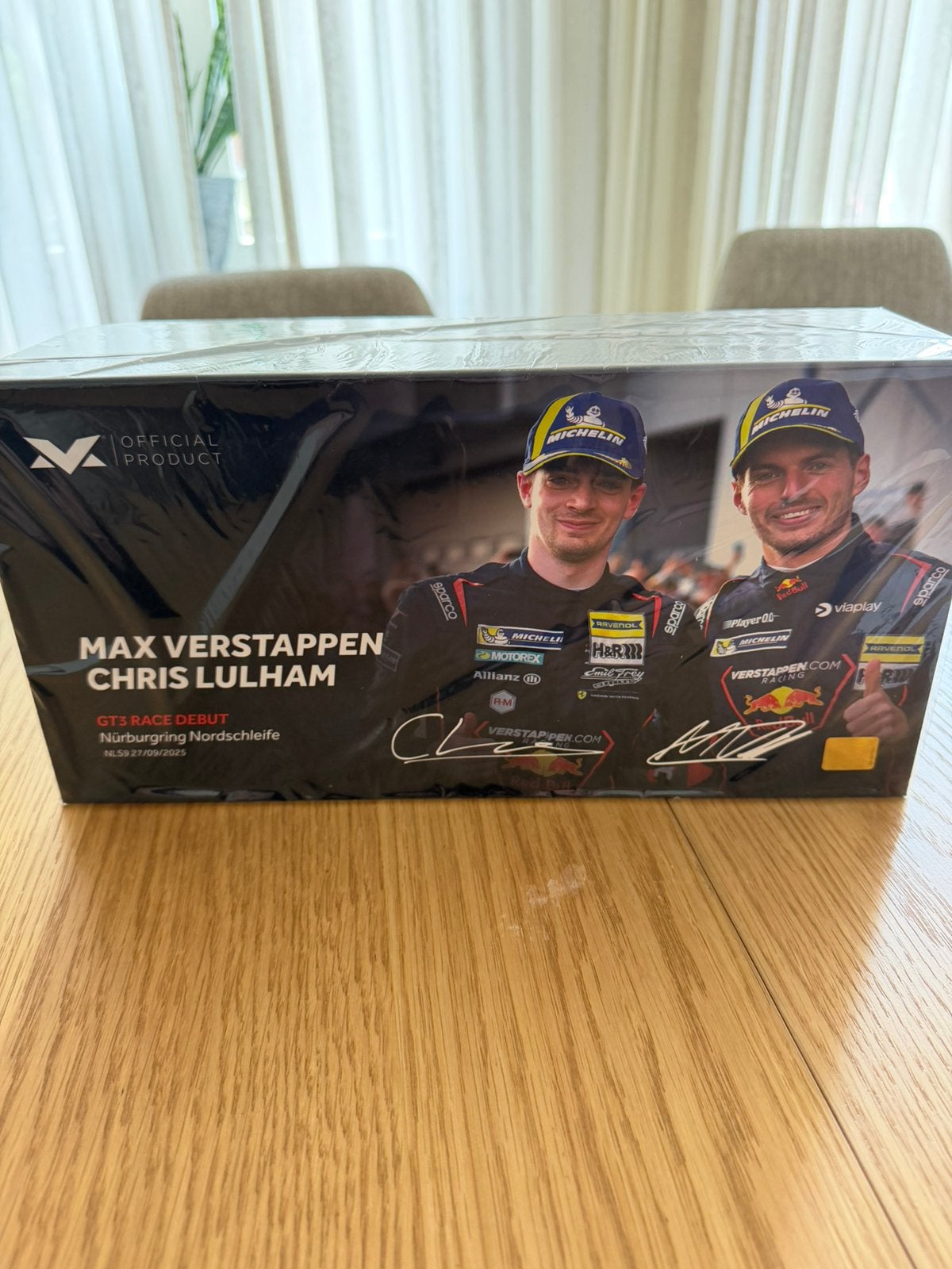 Ferrari 296 GT3 Race Debut Max Verstappen 1:18, Hobby en Vrije tijd, Modelauto's | 1:18, Ophalen, MiniChamps