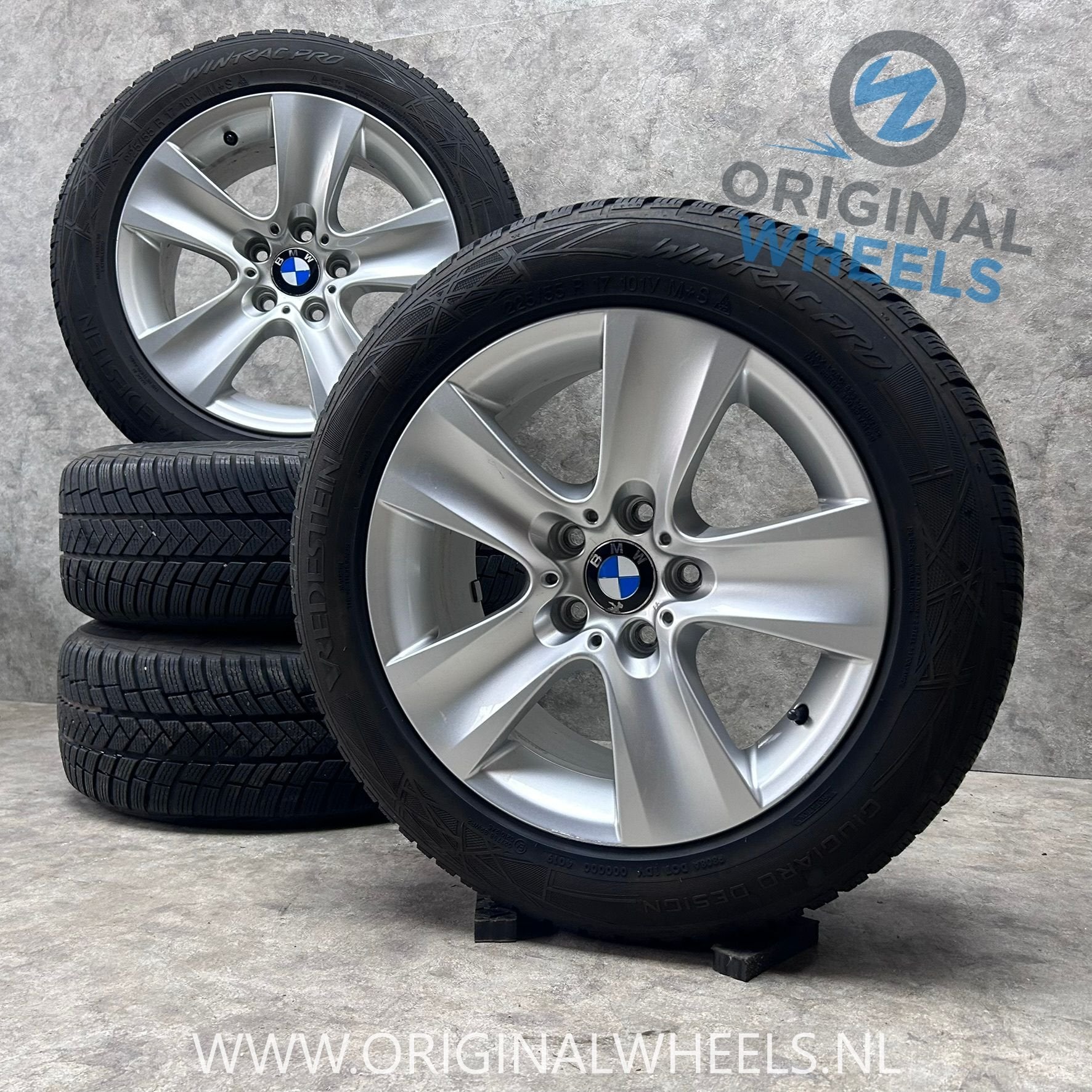 17 inch BMW Styling 327 velgen + winterbanden 5 serie F10