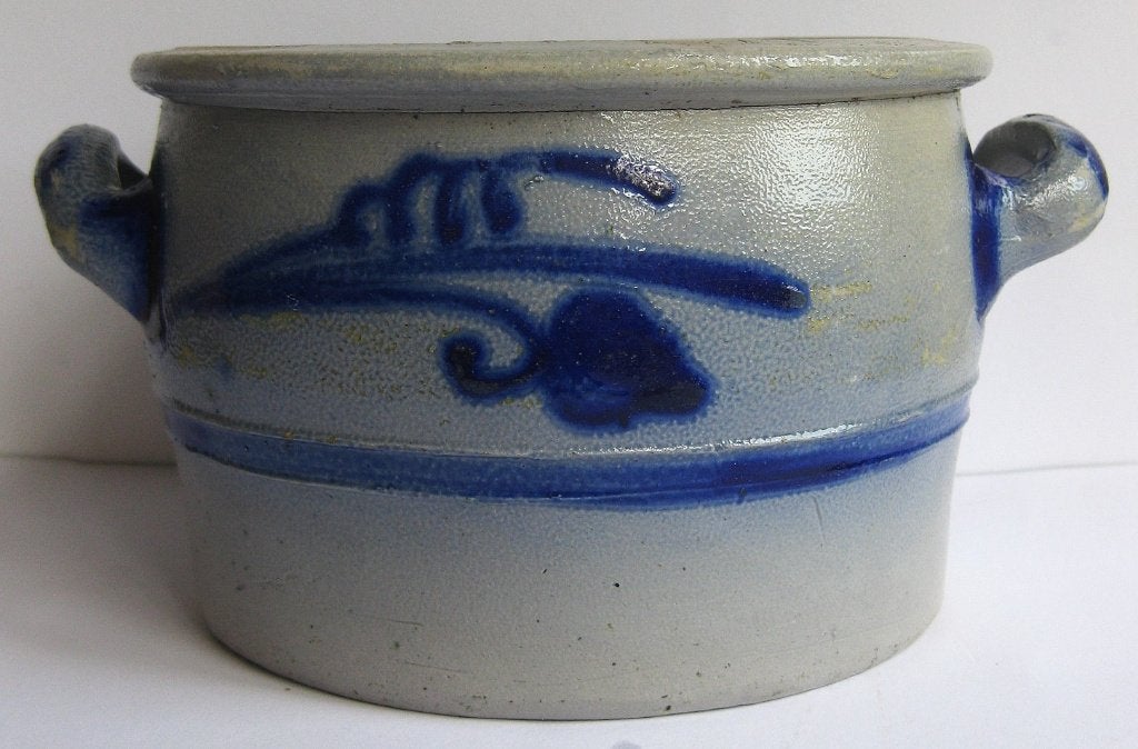 Vintage Keulse Bloempot, Rond, Ophalen of Verzenden, Zo goed als nieuw, Aardewerk