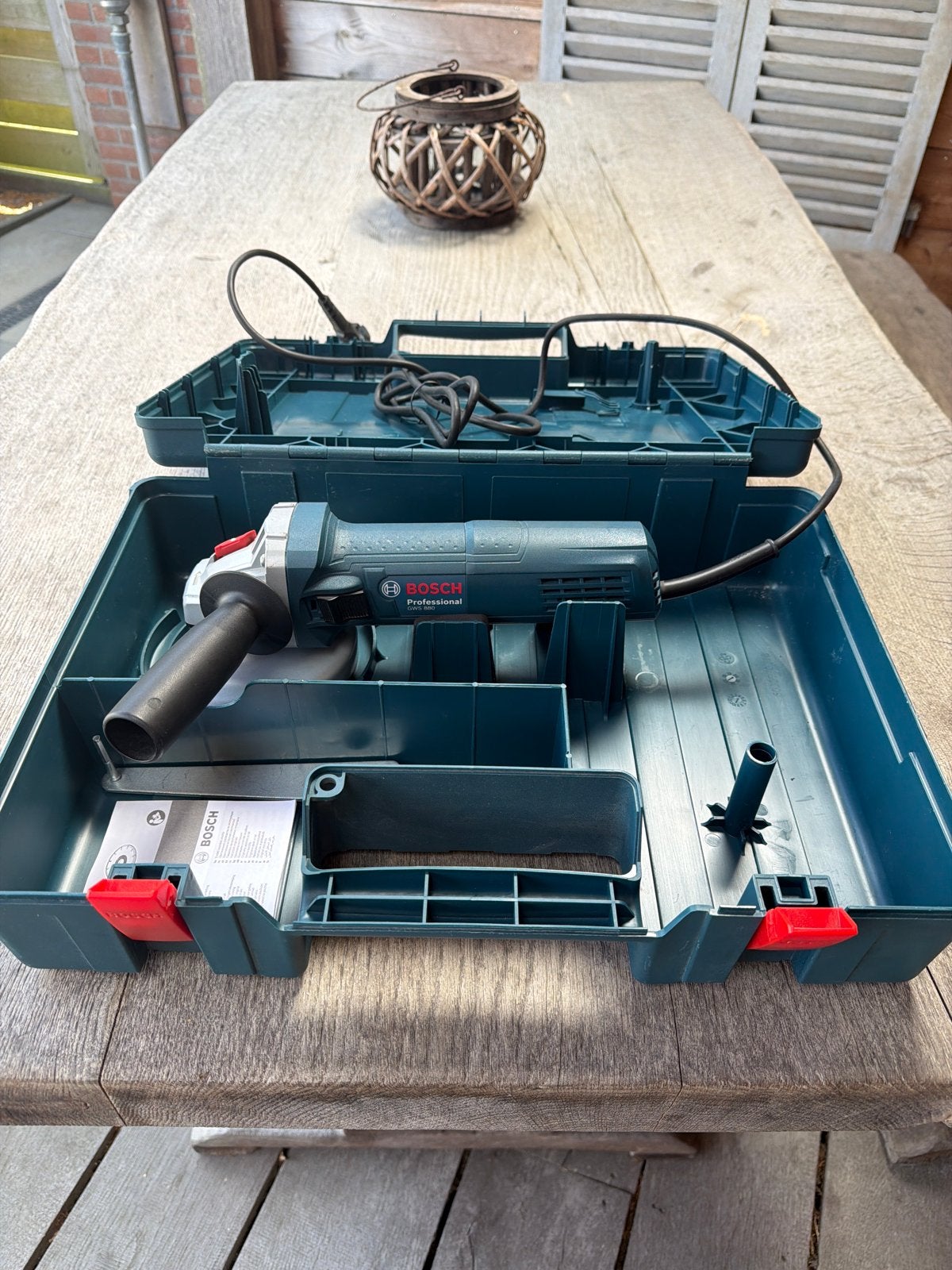 Bosch Professional Haakse Slijpmachine in Koffer, Ophalen of Verzenden, Gebruikt, 700 tot 1000 watt, Haakse handslijpmachine