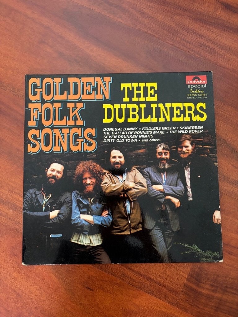 The Dubliners - Golden Folk Songs LP (Polydor), Cd's en Dvd's, LP, Gebruikt, Ophalen of Verzenden, Folk