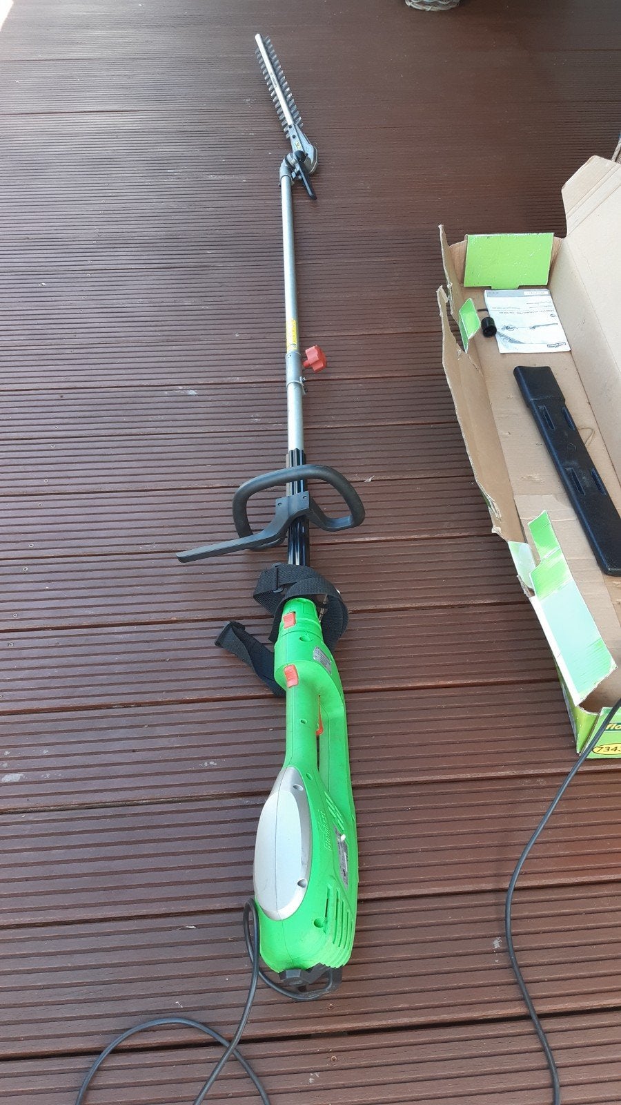 Florabest FHL 900 B2 langsteel-heggenschaar, Ophalen of Verzenden, Gebruikt, Elektrisch, Florabest