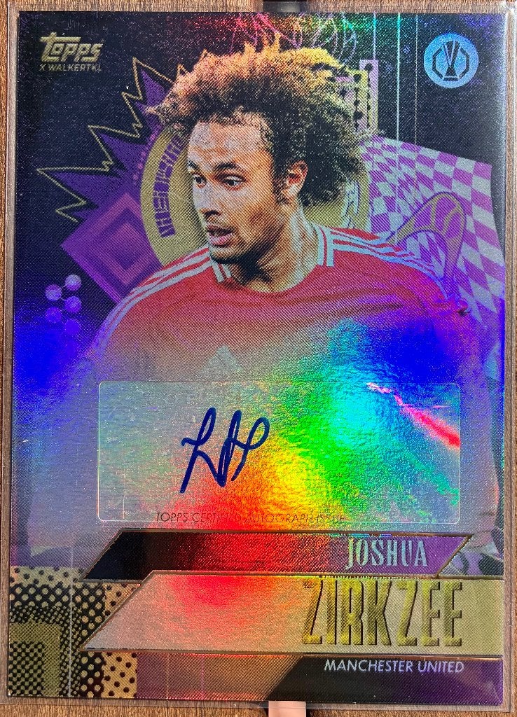 Joshua Zirkzee auto Manchester United, Verzamelen, Ophalen of Verzenden, Zo goed als nieuw, Buitenlandse clubs, Spelerskaart