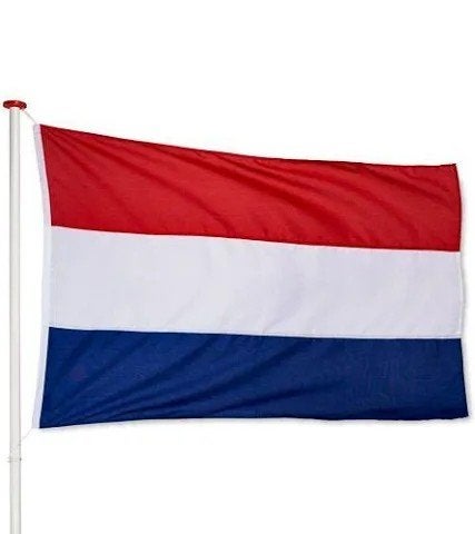 Nederlandse vlag zonder stok, Ophalen of Verzenden, Nieuw