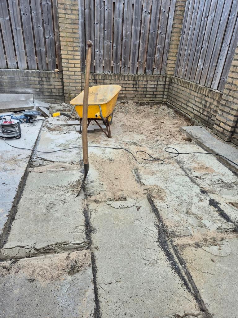 Gratis geel zand af te halen, Tuin en Terras, Ophalen of Verzenden, Gebruikt, Ophoogzand