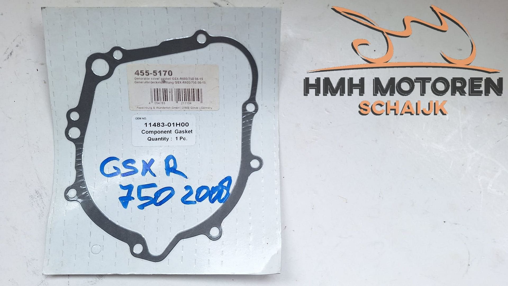 Suzuki Dynamodeksel Pakking 11483-01H00 GSX-R 600 750 Nieuw, -, -, Nieuw, Ophalen of Verzenden