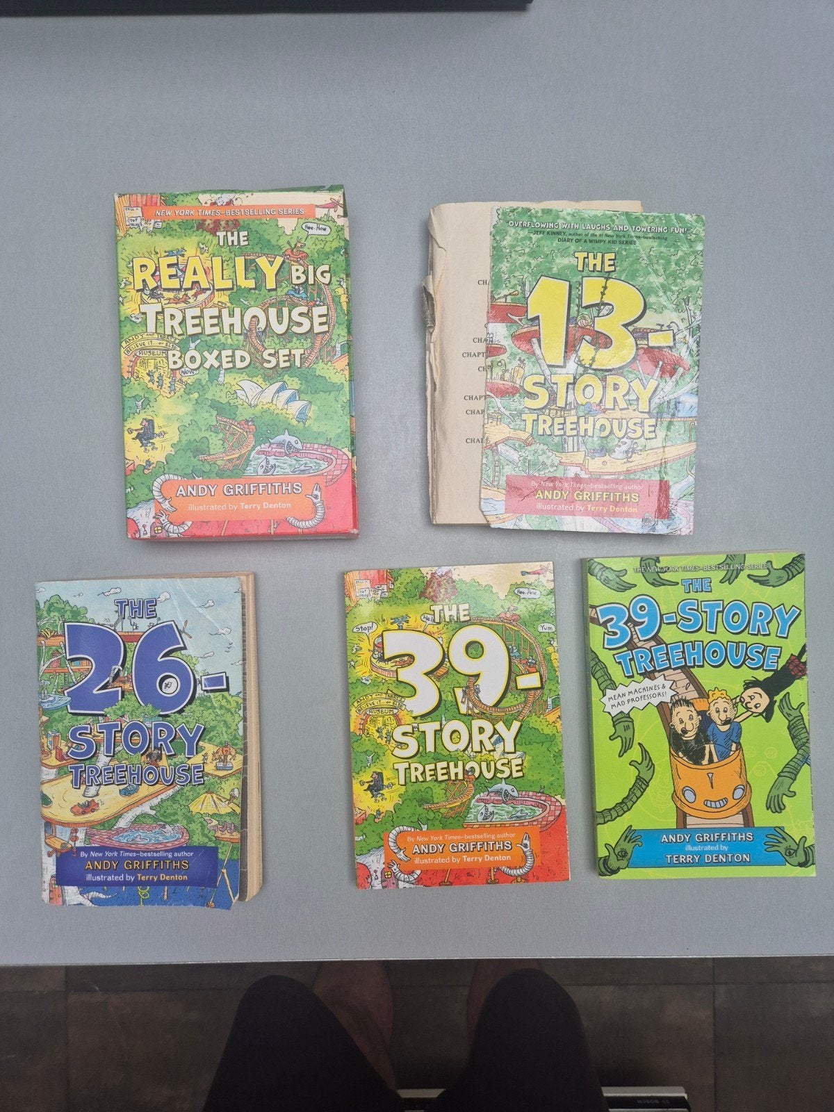 The Treehouse serie boeken van Andy Griffiths, Ophalen of Verzenden, Gelezen, Andy Griffiths, Fictie