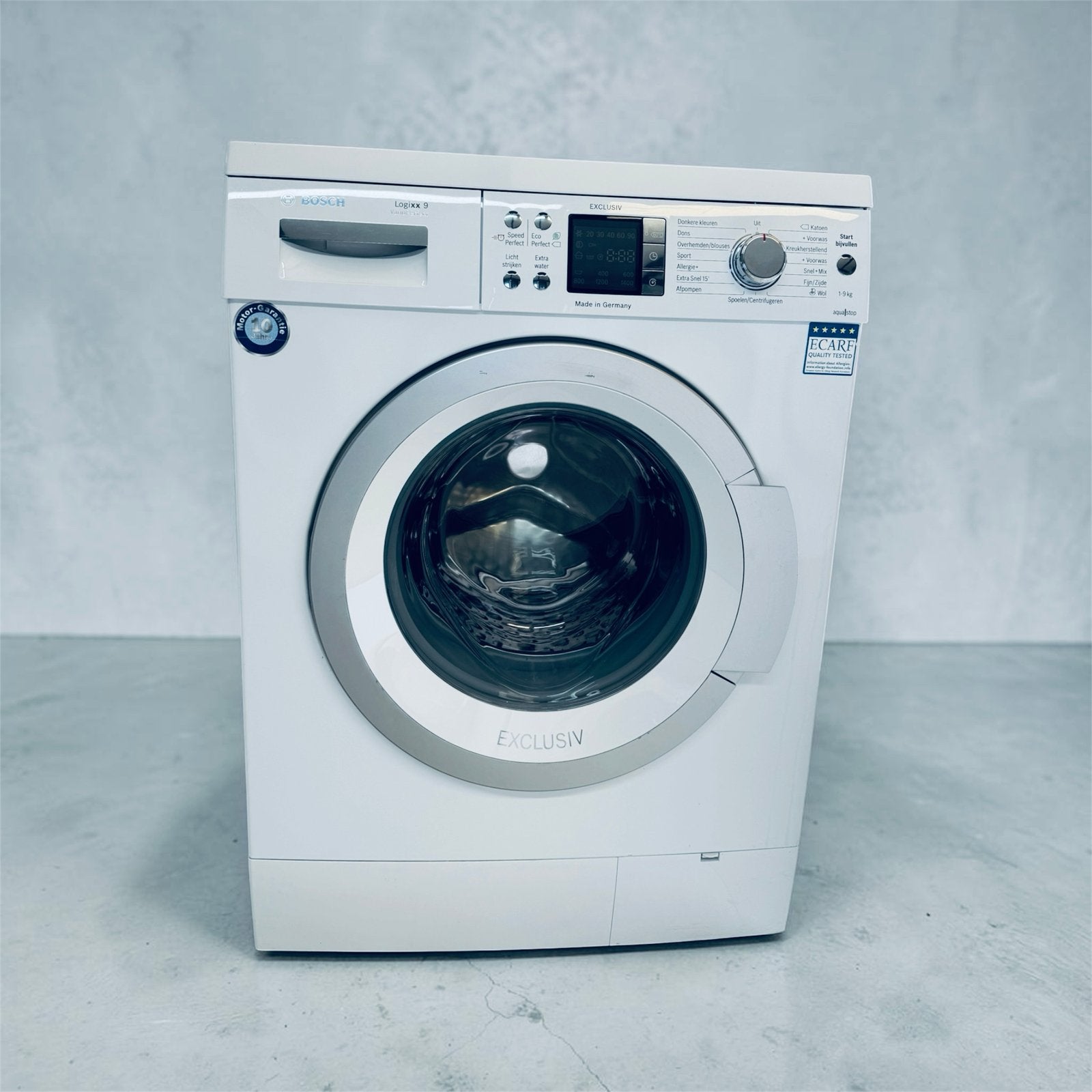 Bosch Logixx 9Kg EcoPerfect Wasmachine A+++ Refurbished, Ophalen, 1200 tot 1600 toeren, 8 tot 10 kg, Zo goed als nieuw