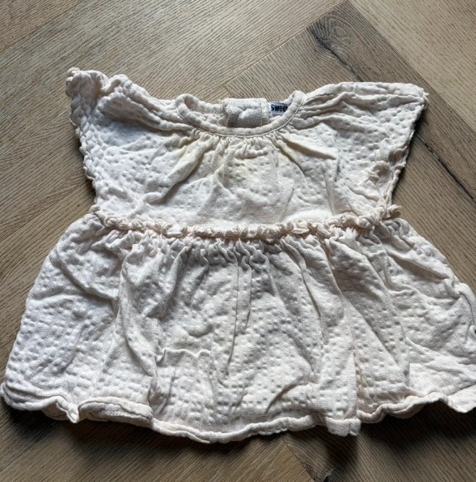 Wit shirtje – Sweet Petit – maat 68, Gebruikt, Sweet Petit, Meisje, Ophalen of Verzenden