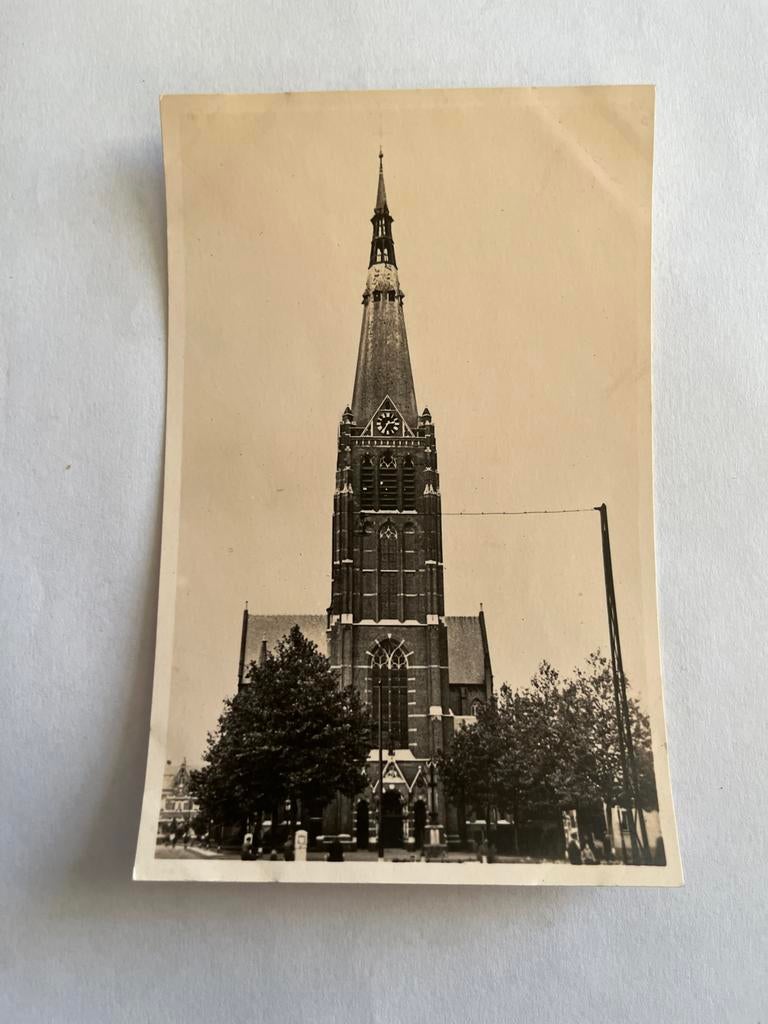 Ansichtkaart Foto Eindhoven Kerk Stratumschedijk, Verzamelen, Ophalen of Verzenden, Ongelopen, Noord-Brabant