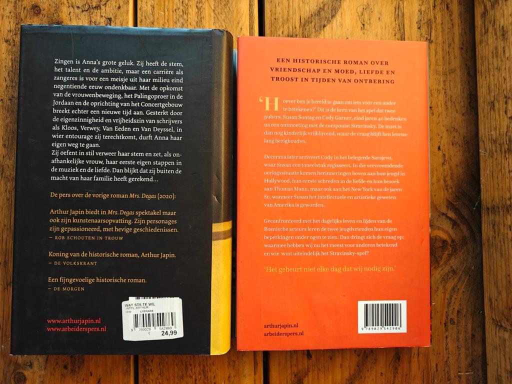 2 Boeken van Arthur Japin., Boeken, Ophalen of Verzenden, Zo goed als nieuw