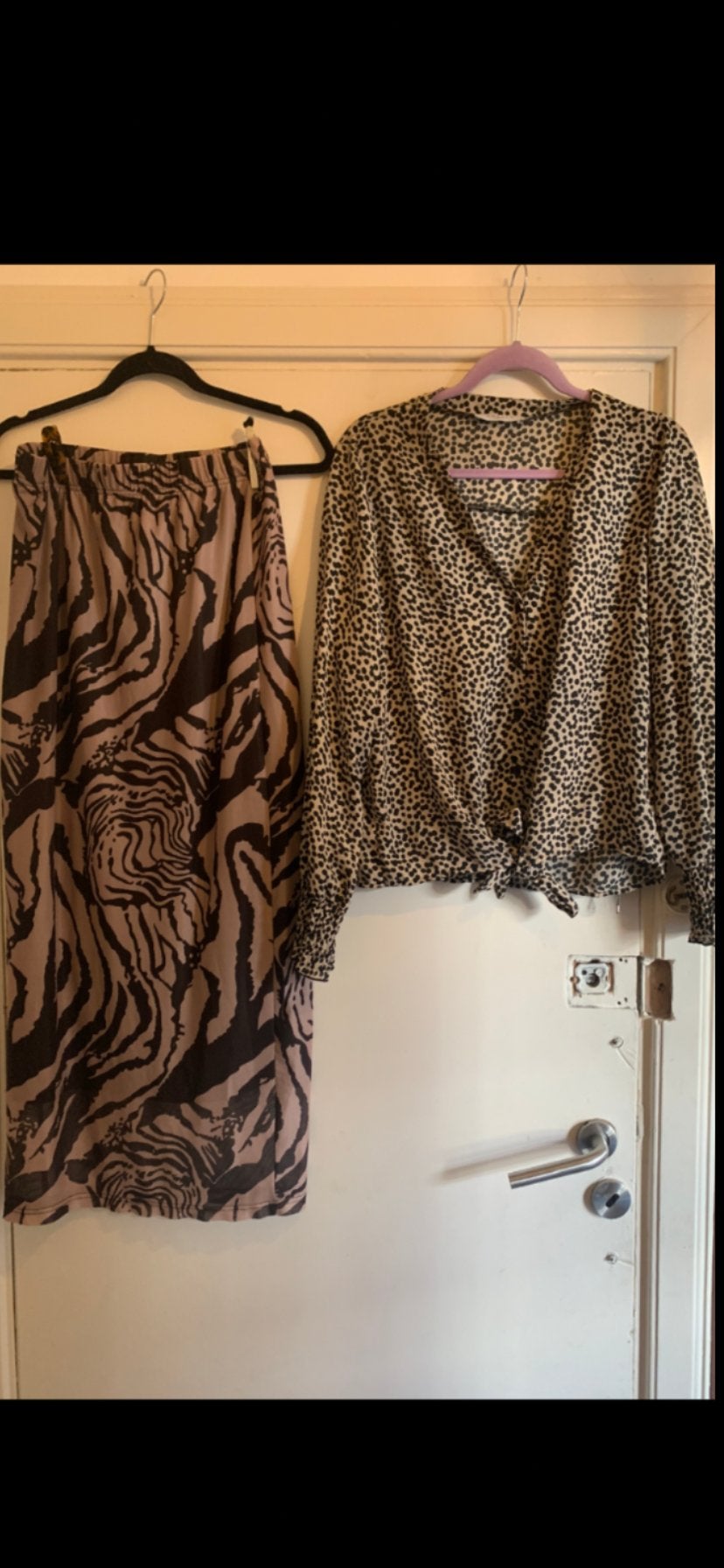 Rok maat M en blouse maat L (valt als M) - ZGAN, Ophalen of Verzenden, Zo goed als nieuw, Maat 38/40 (M), Meerkleurig