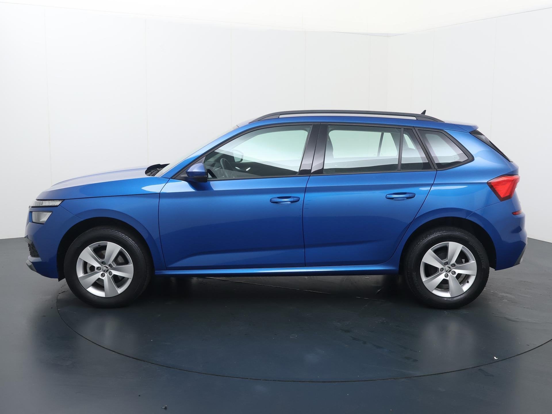 Skoda Kamiq 1.0 TSI Ambition | 110 PK | Cruise control | LED, Auto's, 12 maanden, Stof, Gebruikt, Blauw