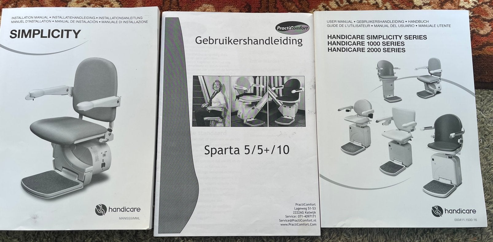 Rechte traplift Sparta 5, Diversen, Ophalen, Gebruikt