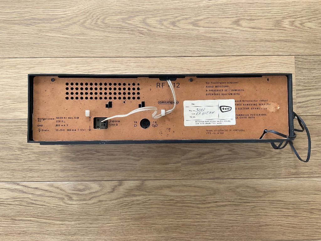 Vintage Grundig Radio RF 412 Transistorradio 1975 werkend, Ophalen of Verzenden, Gebruikt, Transistorradio