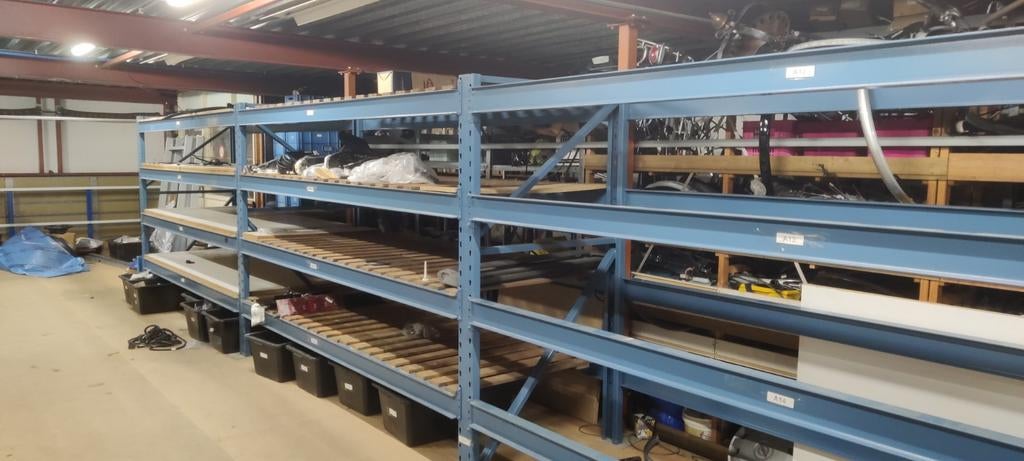 Diverse palletstelling ivm beëindiging van bedrijf, Zakelijke goederen, Kantoor en Winkelinrichting | Magazijn, Stelling en Opslag