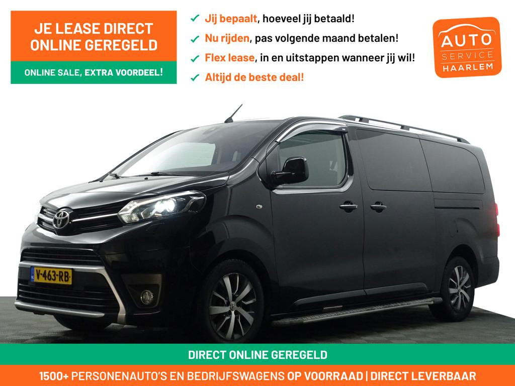 Toyota ProAce Worker 2.0 D-4D Dubbele Cabine 5 Pers Dynamic, Auto's, Bestelauto's, Stof, Gebruikt, 4 cilinders, Met garantie (alle)