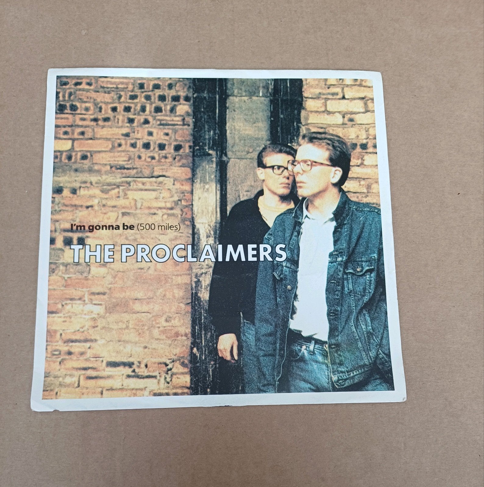 Proclaimers - I'm Gonna Be (500 Miles), Beschermende buitenhoes, Ophalen of Verzenden, Gebruikt, Pop