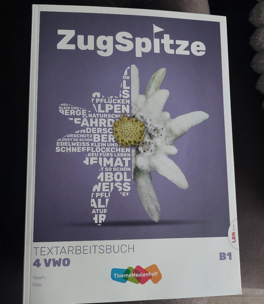 Duits Zugspitze textarbeitsbuch 4vwo (nieuw), Boeken, Schoolboeken, Ophalen of Verzenden, Nieuw, Overige niveaus, Duits