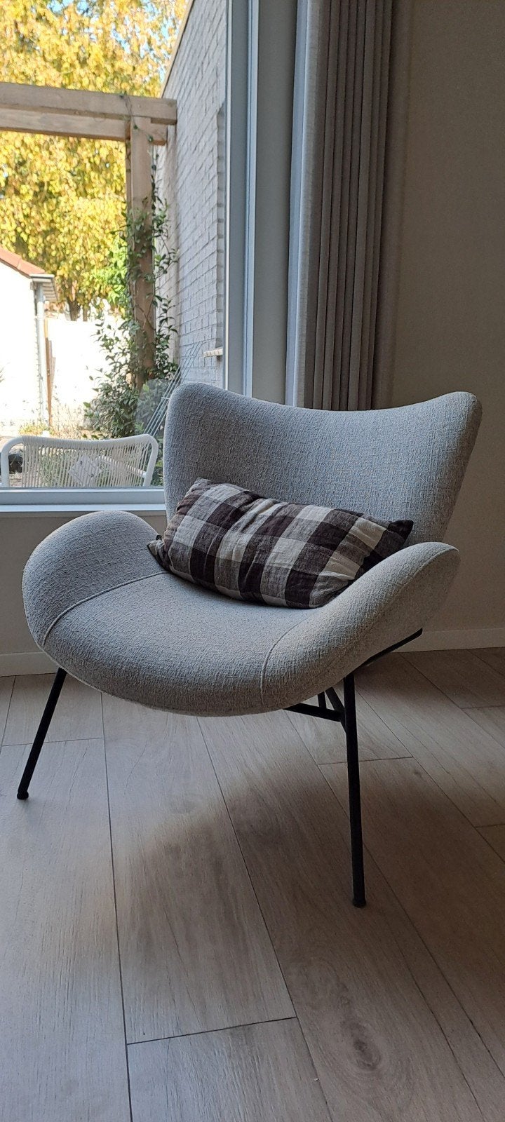 Moome Fauteuil - Scandinavisch Design - ZO GOED ALS NIEUW, Ophalen, Zo goed als nieuw, Grijs, Eén