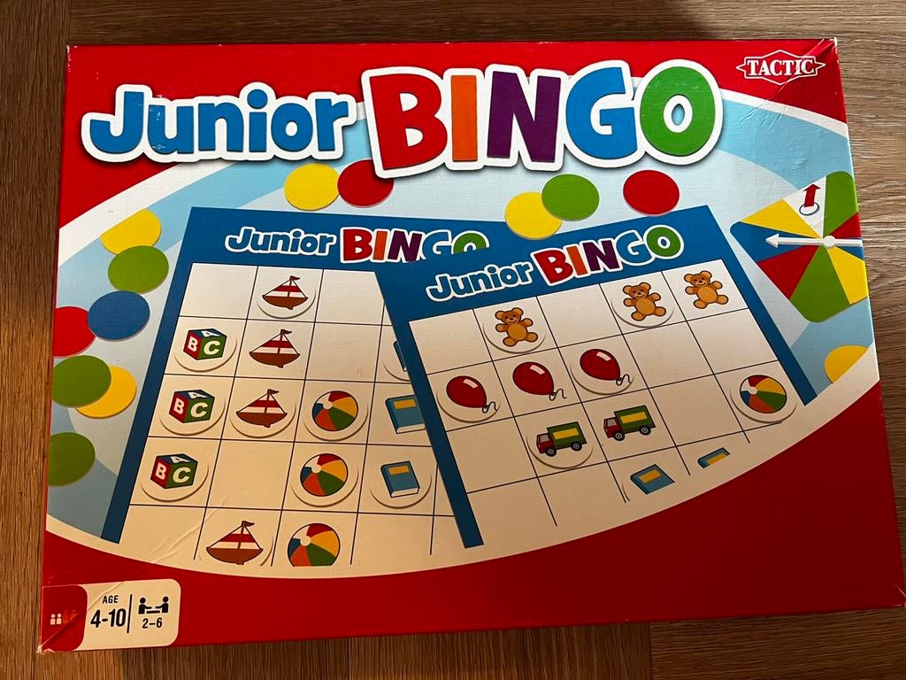 Junior Bingo vanaf 4 jaar, Ophalen of Verzenden, Gebruikt