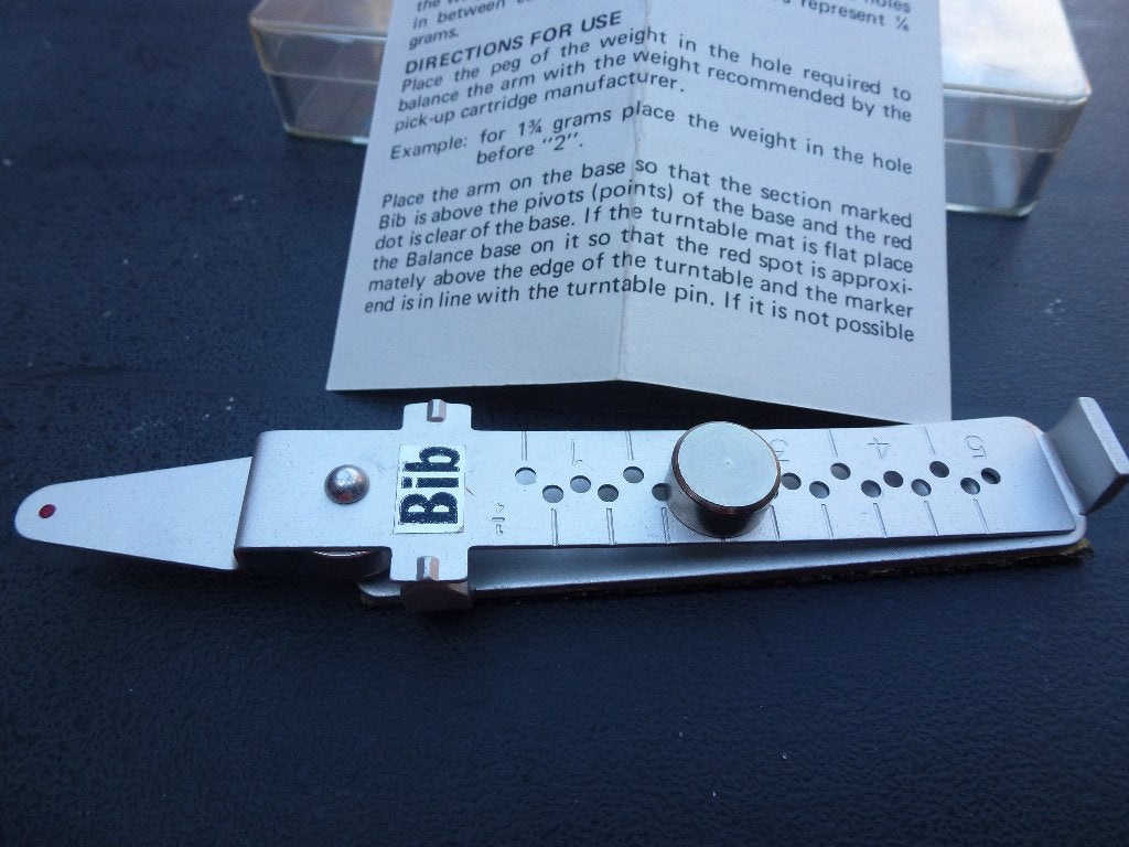 te koop Bib Stylus Balance, Ophalen of Verzenden, Zo goed als nieuw, Platenspeler-onderdeel, Overige merken