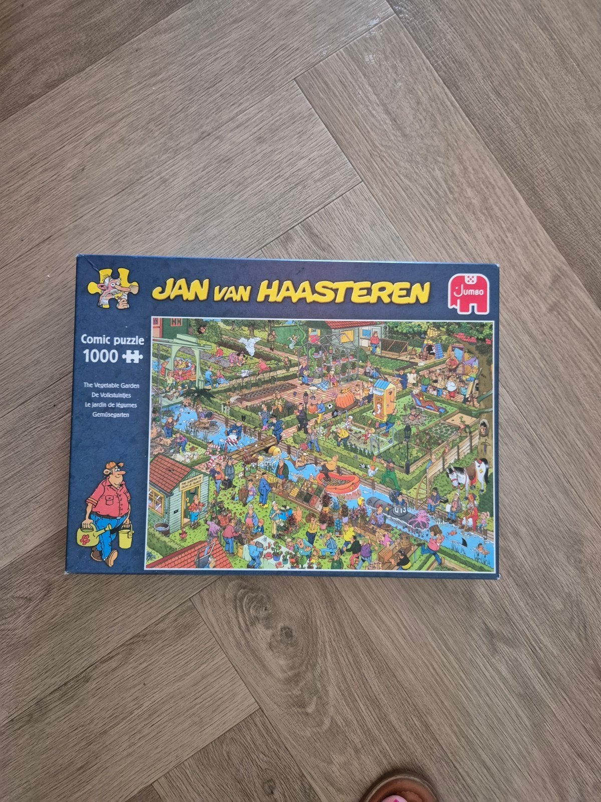Jan van Haasteren / "de volkstuintjes" / 1000 stukjes, Ophalen, 500 t/m 1500 stukjes, Zo goed als nieuw, Legpuzzel